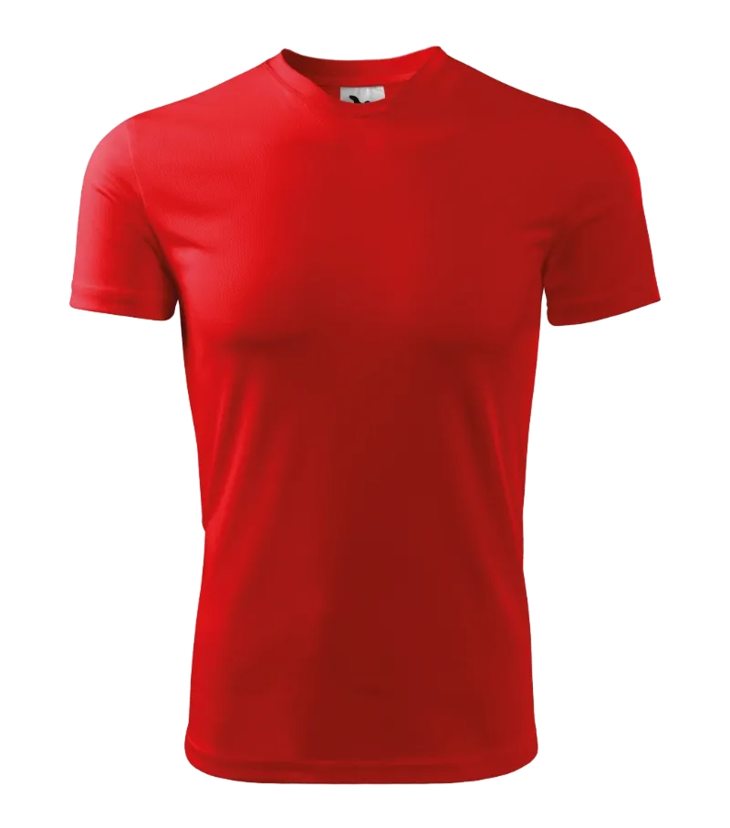 Červené sportovní tričko
